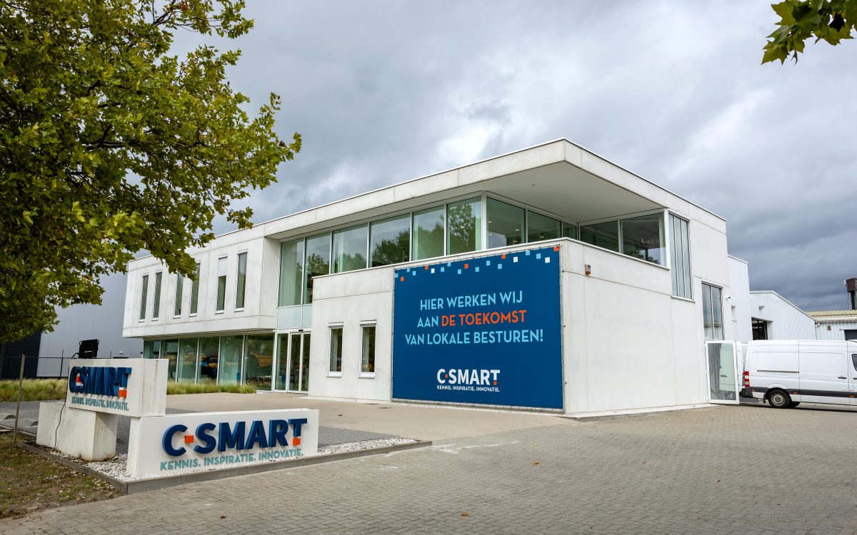 Sfeervolle terugblik, opening C-smart gebouw Lummen